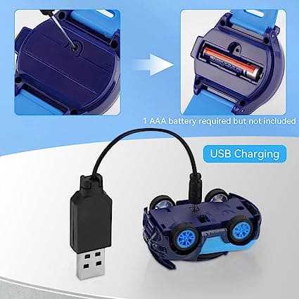 Mini Remote Control Watch Car, Silicon Strap Wrist Car Watch, Cute Wrist Racing Car Watch, Alloy RC Watch Car, Rechargeable RC Watch Car, Hand Controlled RC Car, Car Racing Toy For Kids Mini Remote Control Watch Car, Silicon Strap Wrist Car Watch, Cute Wrist Racing Car Watch, Alloy RC Watch Car, Rechargeable RC Watch Car, Hand Controlled RC Car, Car Racing Toy For Kids